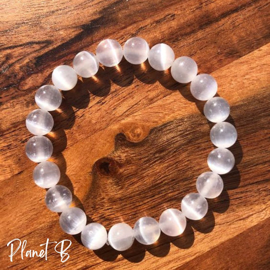 Selenite AAA Bracelet | Queen of Crystals