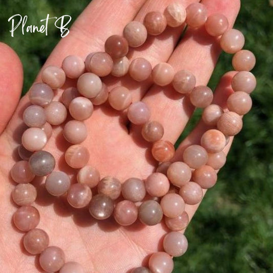 Peach Moonstone AAA Bracelet