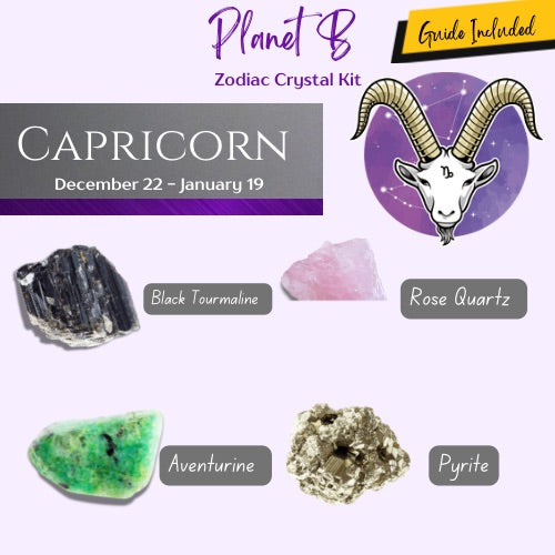 Capricorn - Zodiac Crystal kit