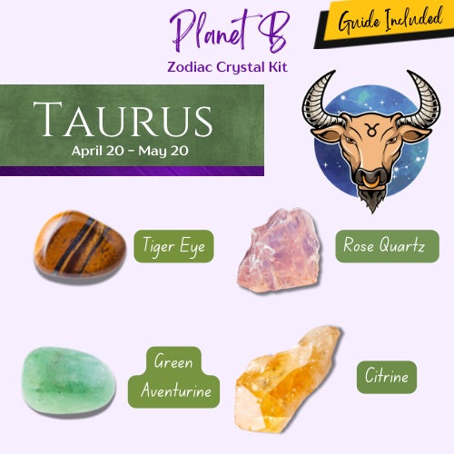 Taurus - Zodiac Crystal Kit