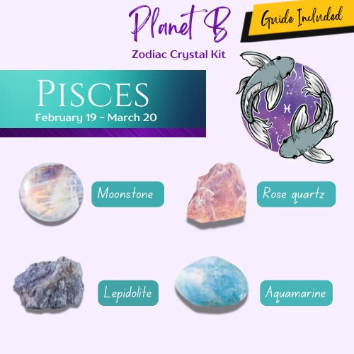 Pisces - Zodiac Crystal Kit