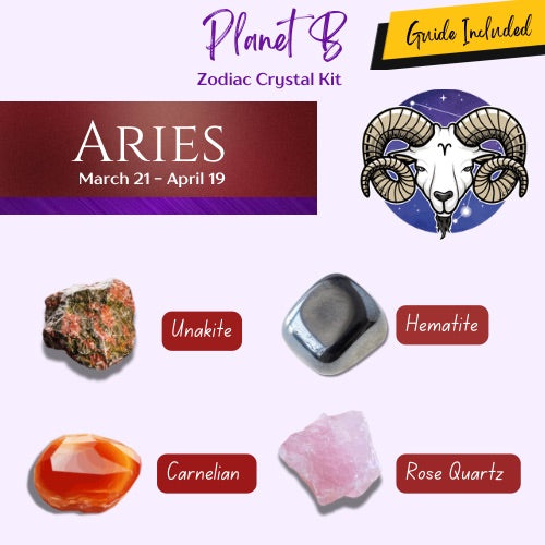 Aries - Zodiac Crystal Kit