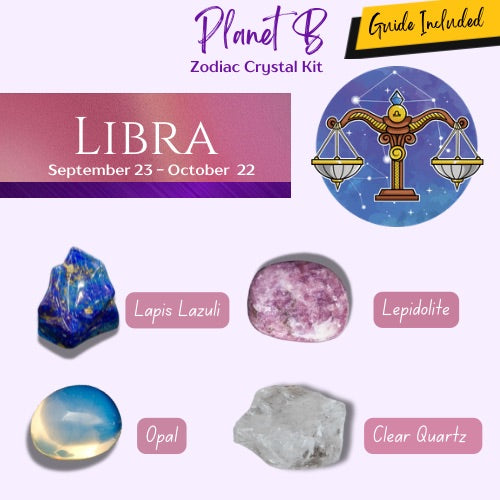 Libra - Zodiac Crystal Kit