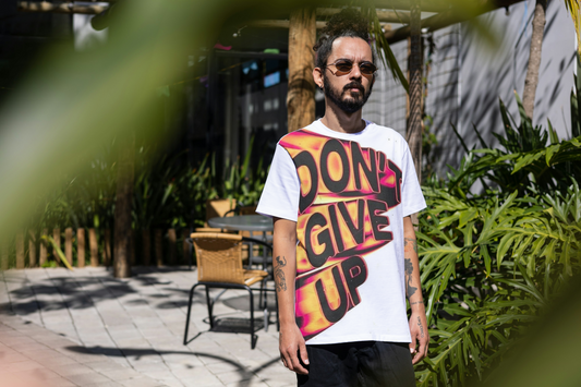 Mens T shirt - Dont Give Up