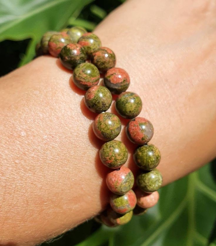 Unakite Natural Bracelet